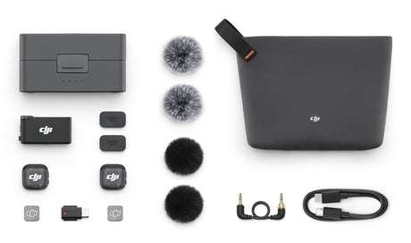 DJI - Mic 3 Wireless Microphone System (2 TX + 1 RX + Charging Case) DJI