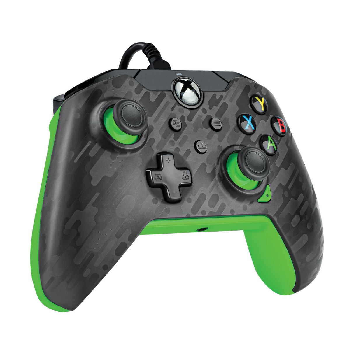 PDP Wired Controller Xbox Series X Carbon - Neon (grön)