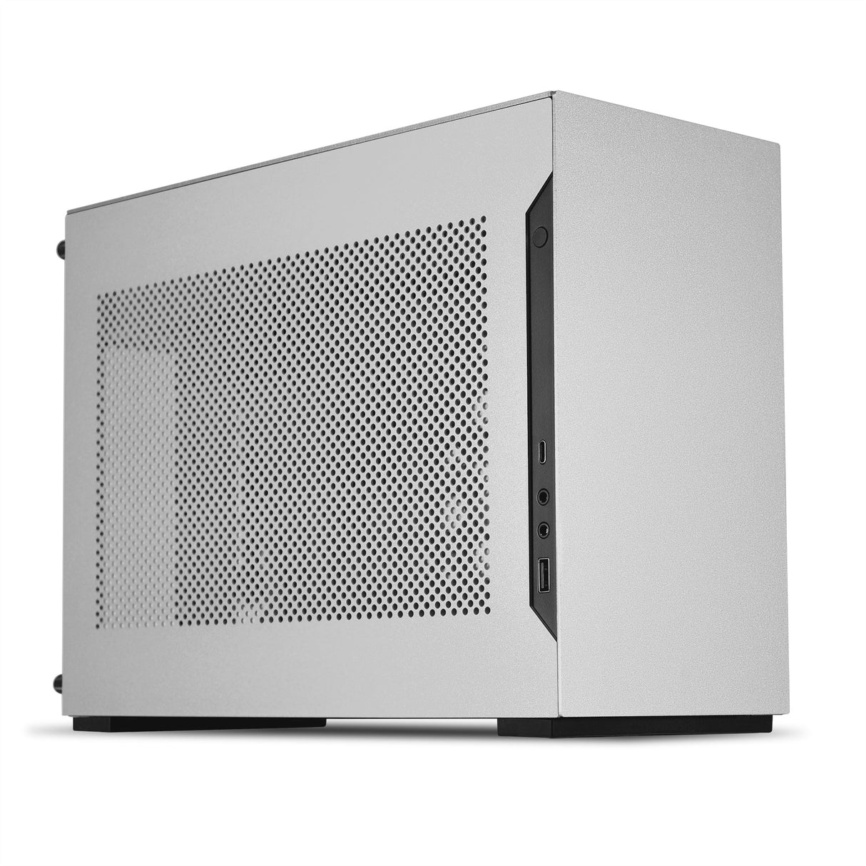 Lian Li A4-H2O A4, MINI-ITX, Silver färg, inkluderar PCIE4.0 Riser Card-kabel