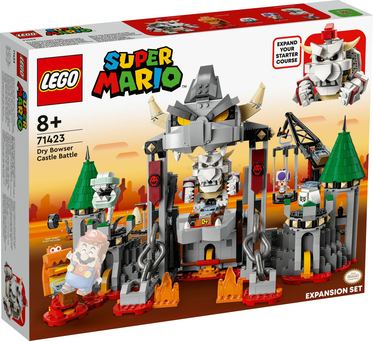 LEGO Super Mario - Dry Bowser Castle Battle Expansion Set (71423)