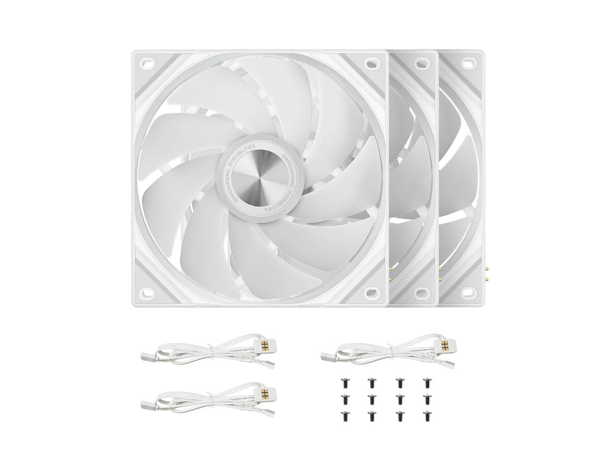 TRYX ROTA SL ARGB 120mm Fan Triple Pack, White