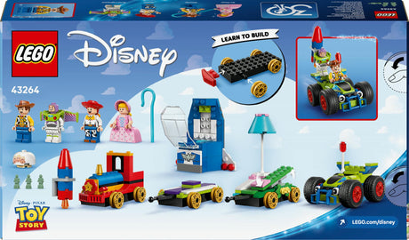 LEGO 43264 Disney Pixar Party Train and the RC Car from Toy Story LEGO