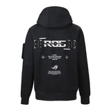 ASUS ROG Pixel Game HOODIE MED DRAGKEDJA - Normal passform - Svart
