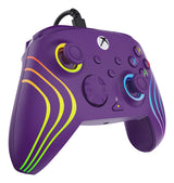 Turtle Beach Afterglow Wave Wired – Xbox/PC, lilla – Set skråt fra venstre