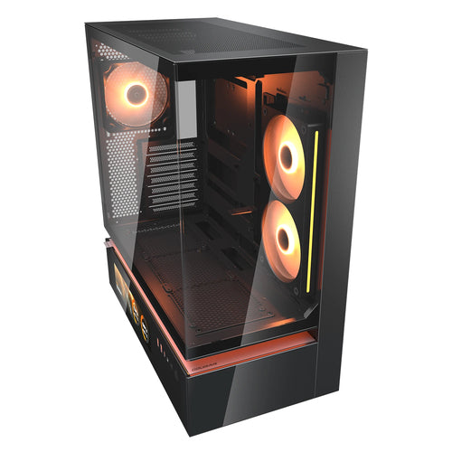 COUGAR CFV235 Vision, ARGB, glas, sort kabinet – produktdetalje