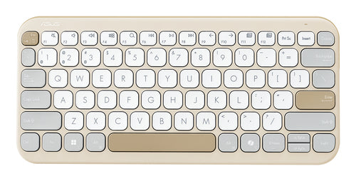 ASUS Marshmallow KW100 – 75% Bluetooth-tastatur, tysk, beige