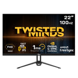 TWISTED MINDS FLAT GAMING MONITOR 22&quot; FHD - 100HZ