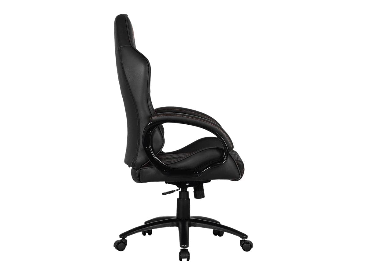 Cougar Fusion Svart Gamer Stol Svart Orange