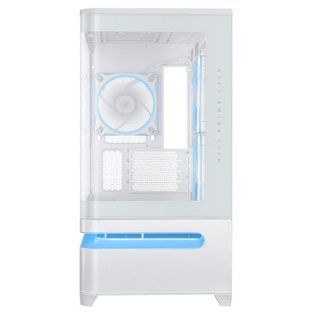ASUS PRIME AP202 TG ARGB – kabinet set forfra med eksempelkomponenter