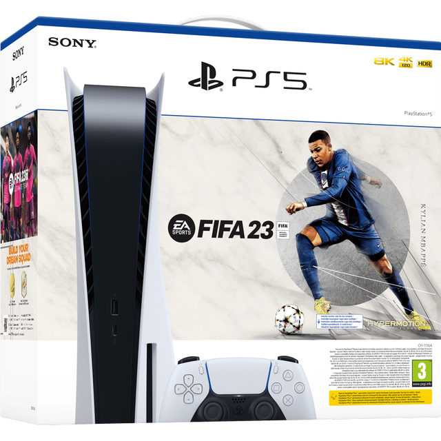 Sony Playstation 5-konsol Blu-Ray 825GB + FIFA 23