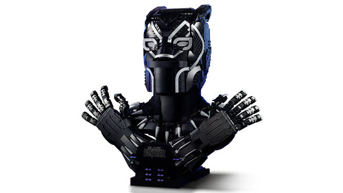 LEGO Marvel 76215 – Black Panther – Black Panther-model med hænderne adskilt