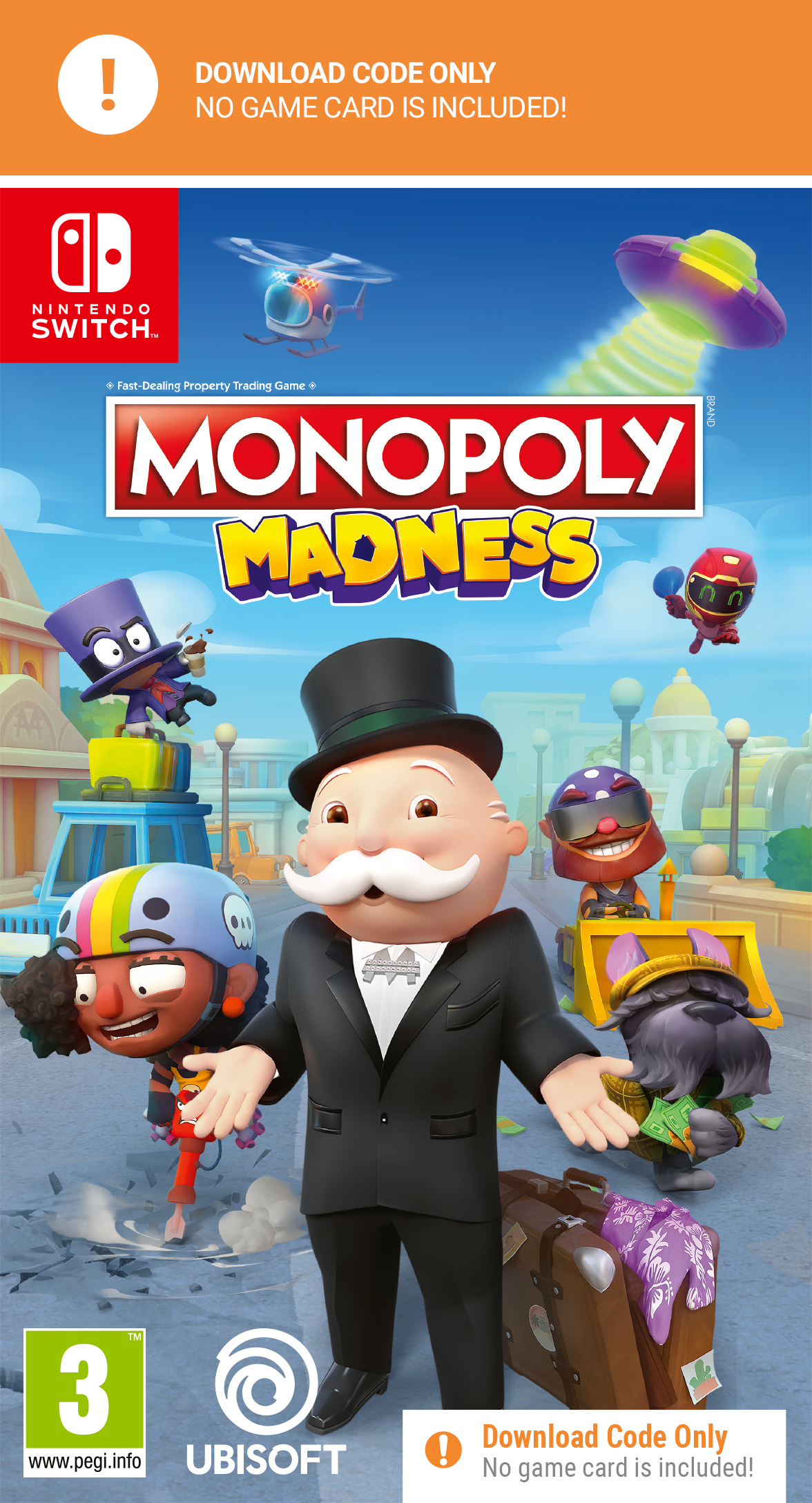 Monopoly Madness (Code in a Box) – Nintendo Switch – produktbillede