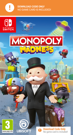 Monopoly Madness (Code in a Box) – Nintendo Switch – produktbillede