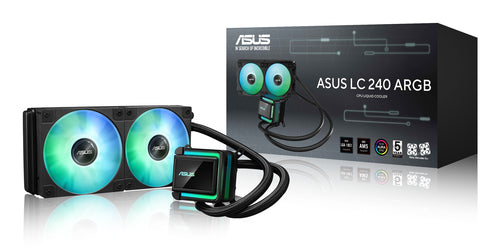 ASUS LC 240 ARGB – produkt og emballage