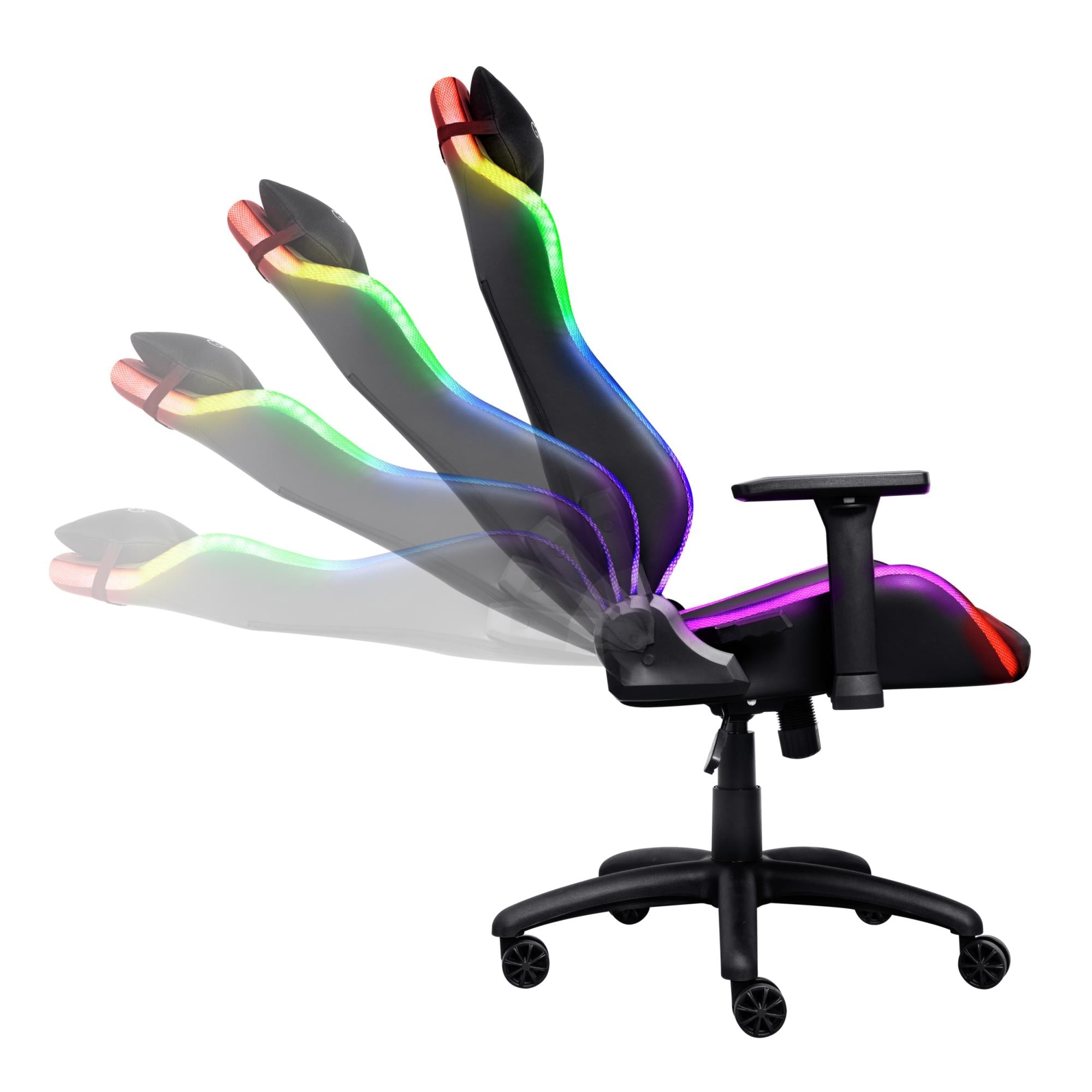 TRUST GXT719 RUYA RGB SPELSTOL - SVART