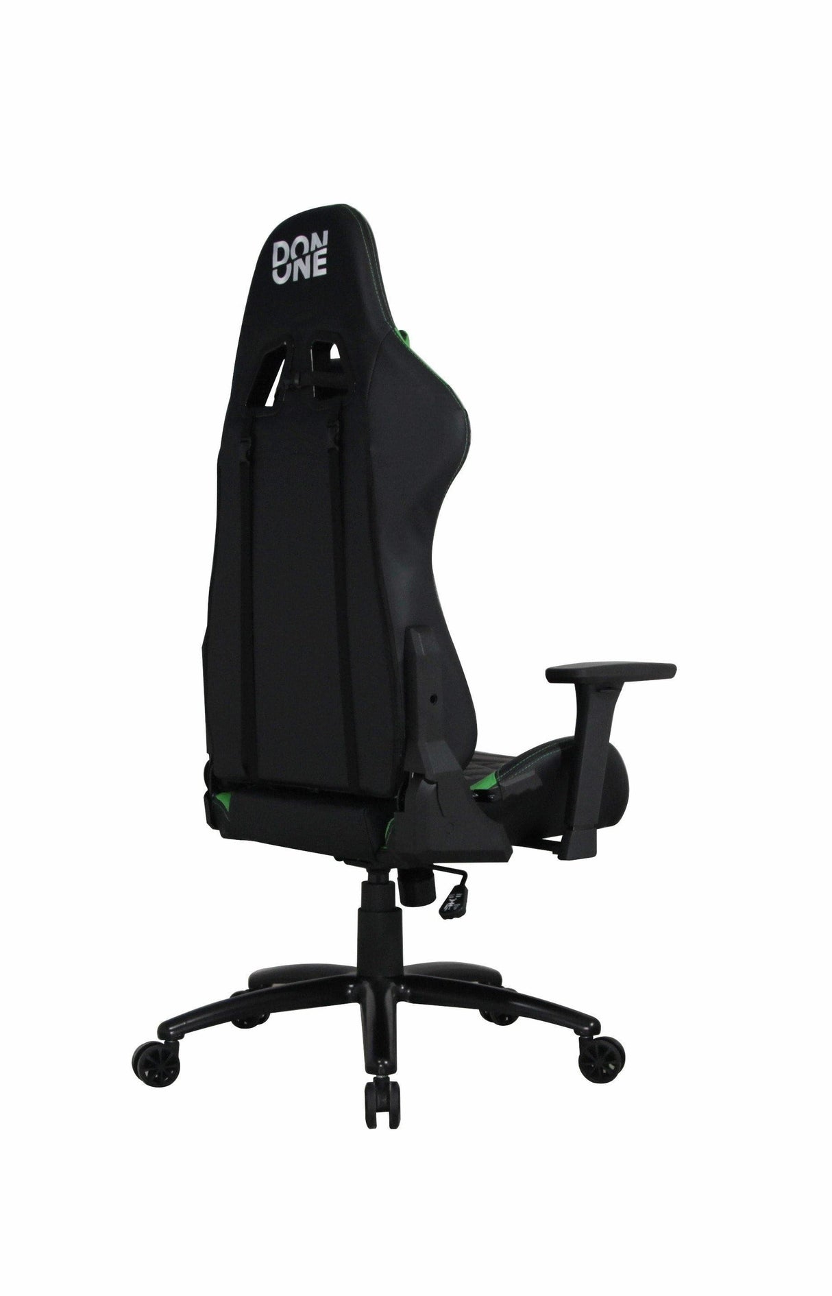 Don One - GC300 Gamer Stol Svart/Grön - PU Läder - Upp Till 120 KG