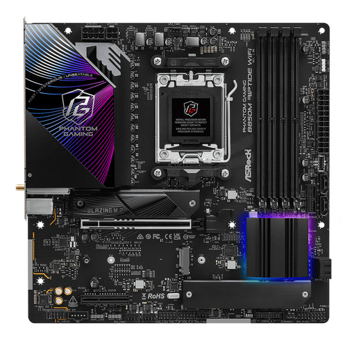 ASRock B850M Riptide WiFi bundkort - AM5, DDR5