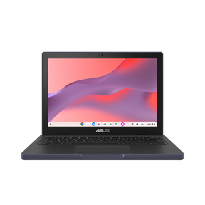 ASUS Chromebook CZ12 i Mineral Grey set forfra med åben skærm