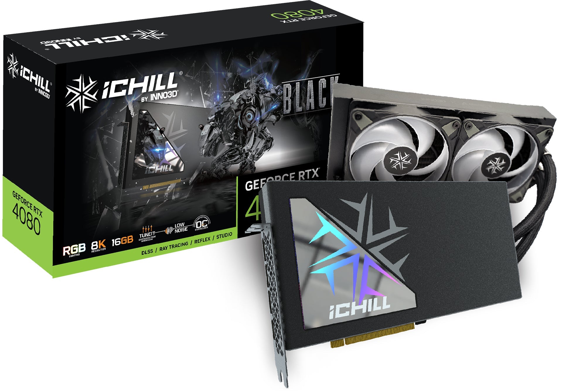 Inno3D IChiLL GeForce RTX 4080 Svart 16GB