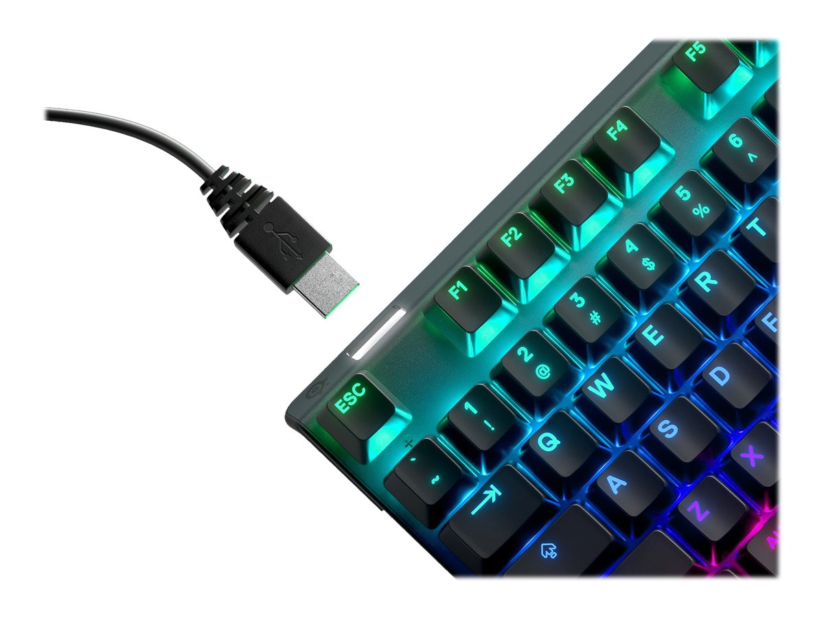 SteelSeries Apex Pro Keyboard Mekanisk RGB-kabel