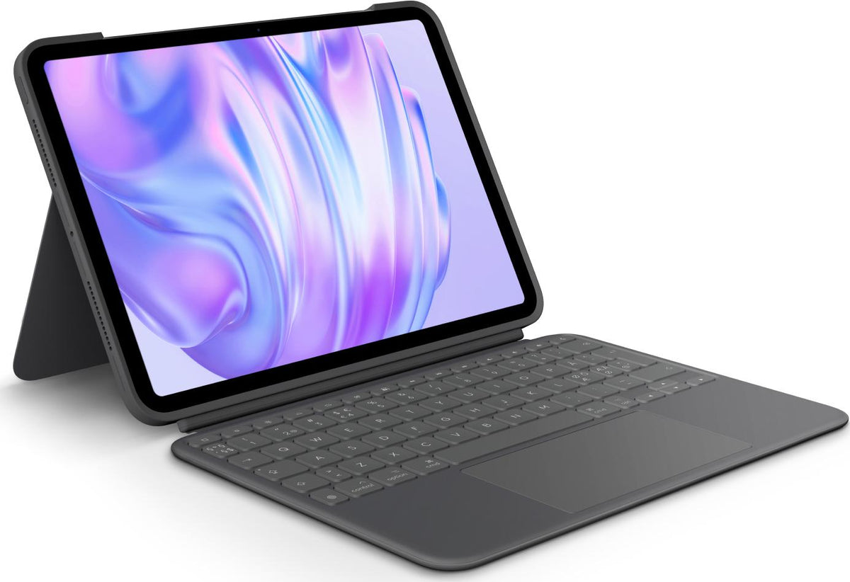 Logitech - Combo Touch iPad Pro 11-inch (M4) - Graphite - Pan - Nordic Logitech