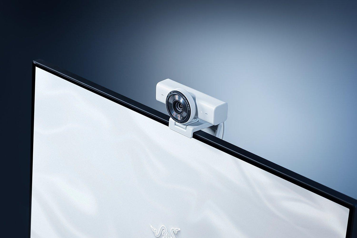 Razer - Kiyo V2 X – Ultimate Webcam for Streamers & Creators - White Razer