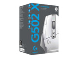 Logitech G G502 X LIGHTSPEED Optisk Trådlös Vit