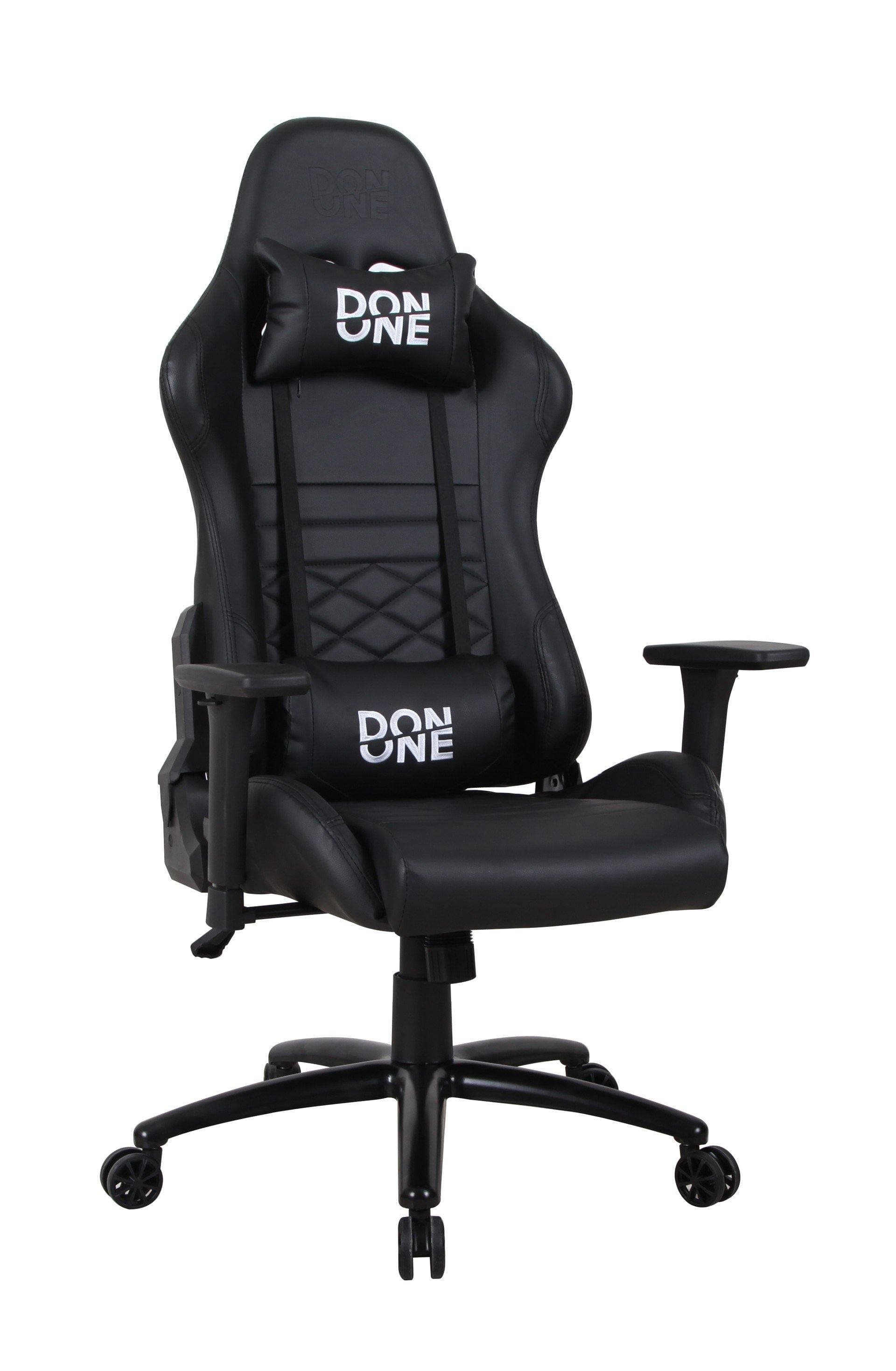 DON ONE -GC300 Gaming Chair - Svart - PU-läder - Upp Till 120 KG