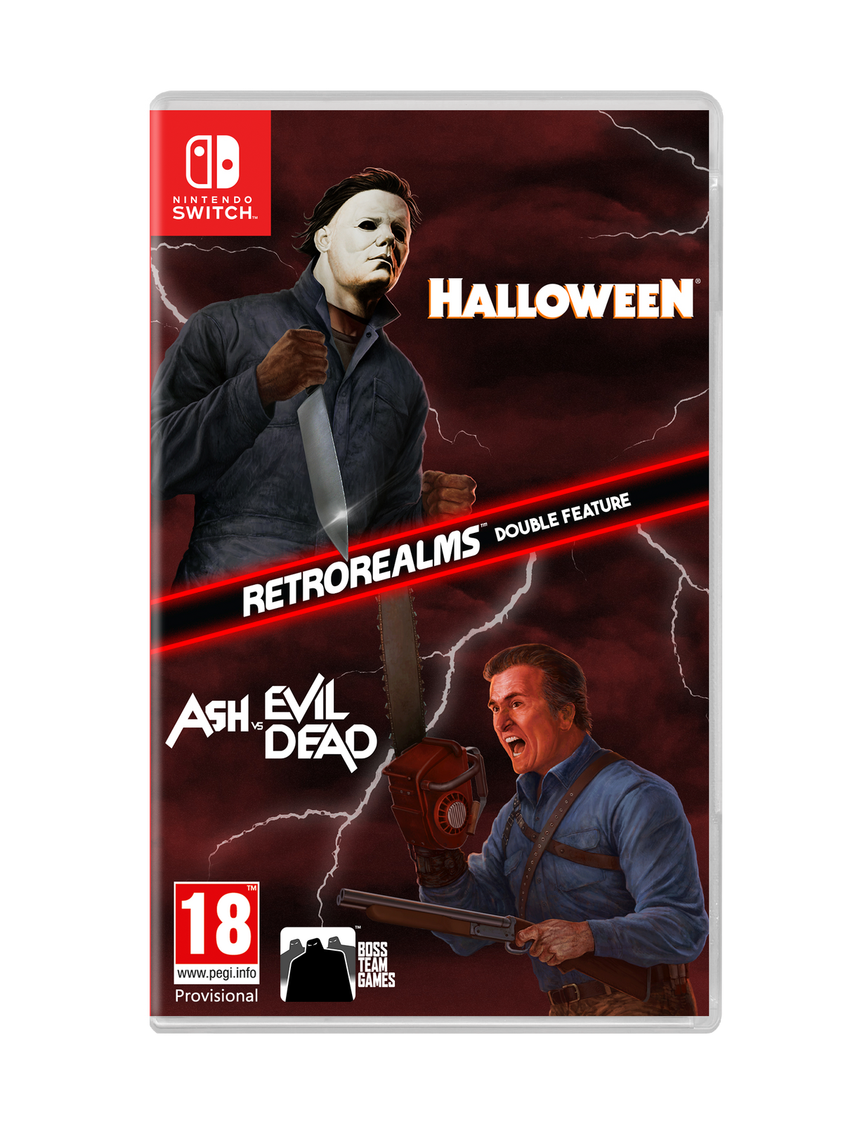 RetroRealms: Halloween & Ash vs Evil Dead – Double Feature – Nintendo Switch – spillets udgave