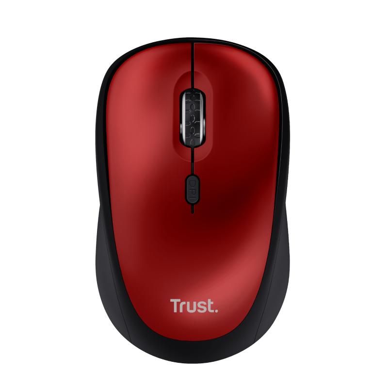 TRUST YVI+ TRÅDLÖS MUS ECO RED