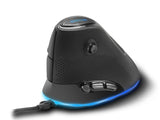 SpeedLink SOVOS Vertikal RGB-spelmus, Svart