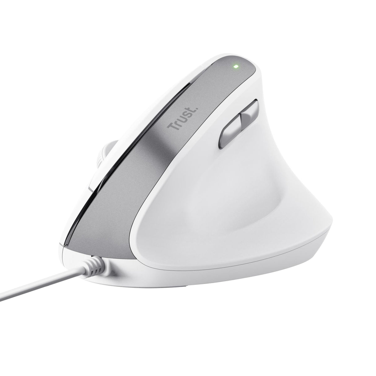 TRUST BAYO II ERGONOMISK MUS - VIT