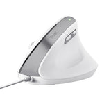 TRUST BAYO II ERGONOMISK MUS - VIT