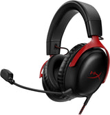 HyperX Cloud 3 Kabelheadset Svart Röd