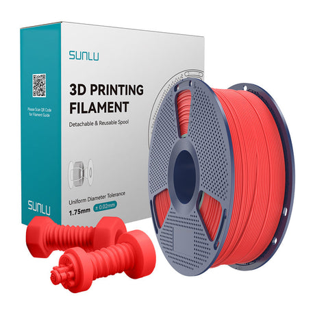 Sunlu ABS High-Speed filament – rød, 1,75 mm, 1 kg