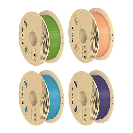 Anycubic PLA Pantone filament – 4 farver, 4 × 1 kg