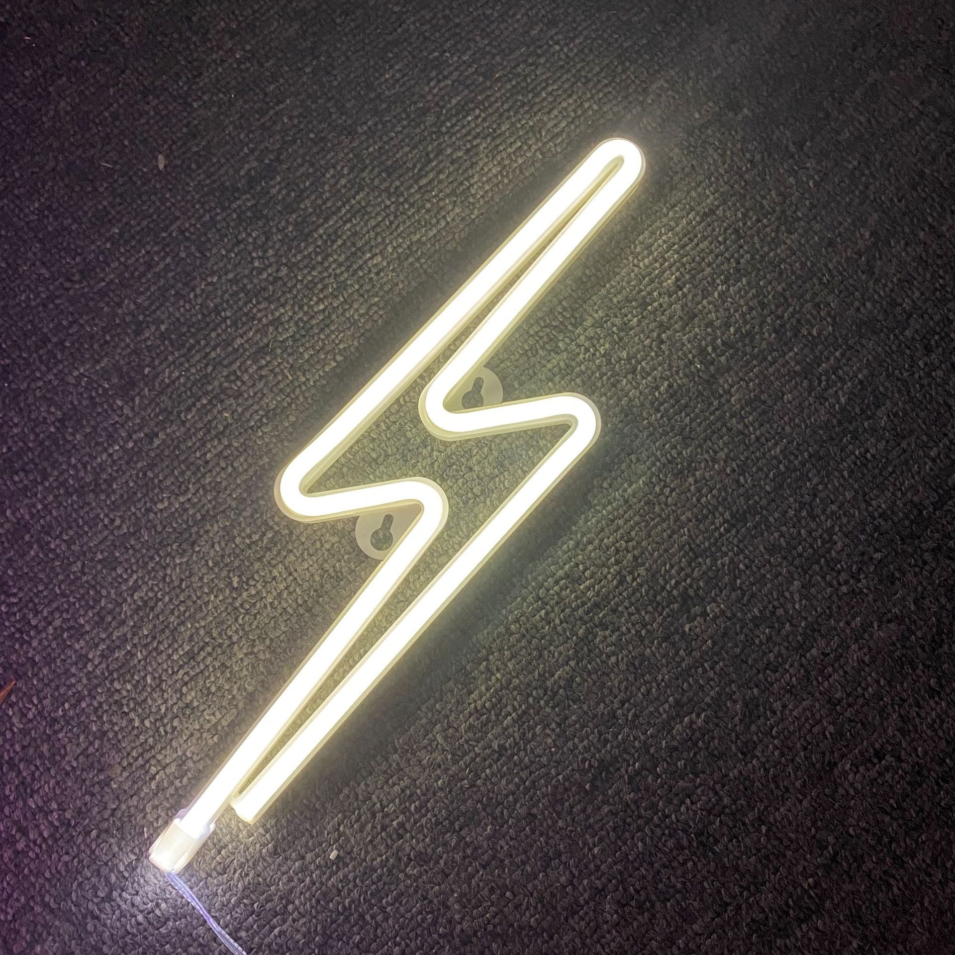 Lightning Neon Led Lampa Varmvit