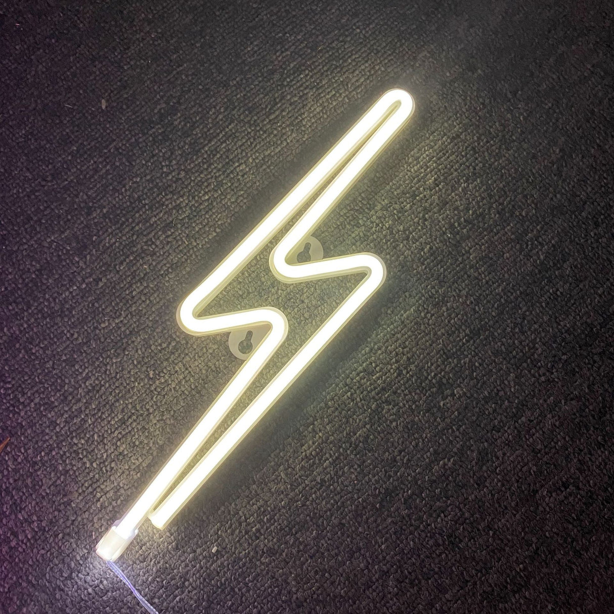 Lightning Neon Led Lampa Varm Vit