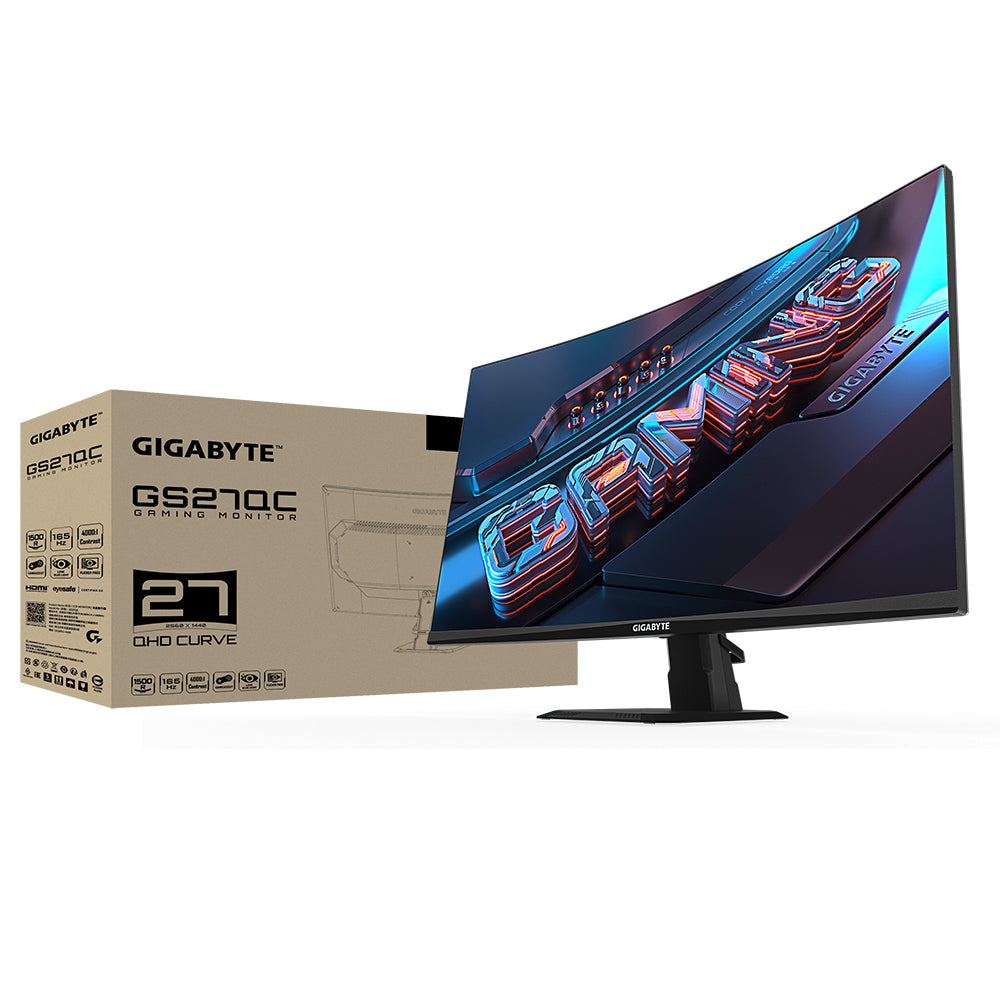 Gigabyte GS27QC 27" 2560x1440@165Hz DisplayPort HDMI