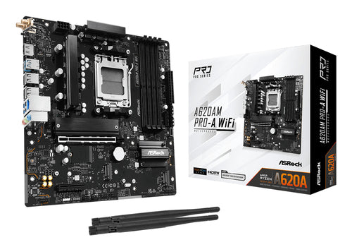 ASRock A620AM Pro-A WiFi bundkort - produktbillede 5
