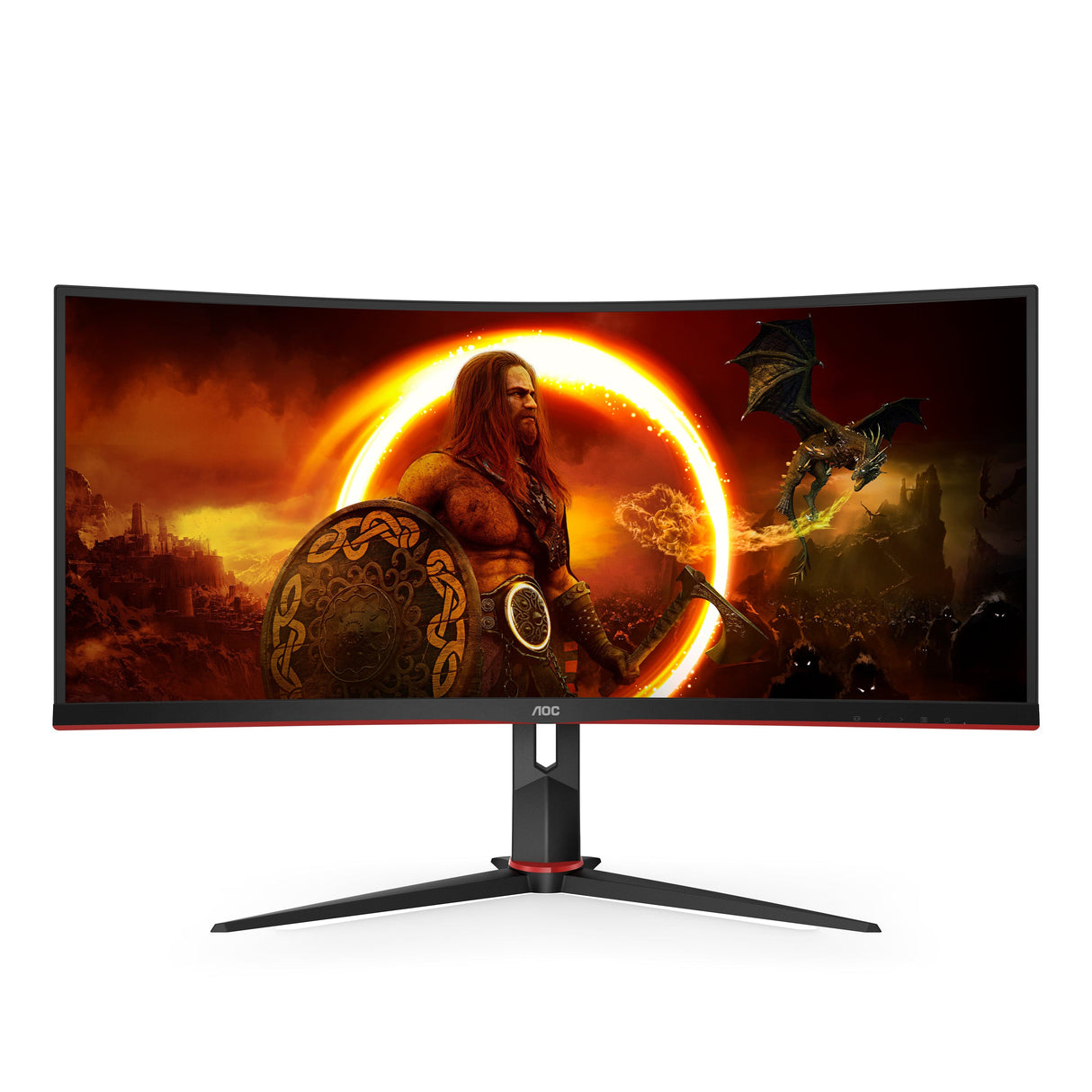 AOC Gaming CU34G2X/BK 34 3440 X 1440 HDMI DisplayPort 144Hz