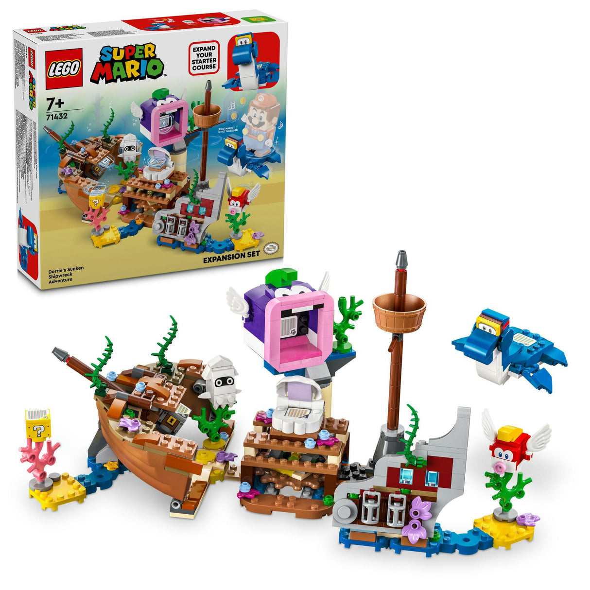 LEGO Super Mario - Dorries Sunken Shipwreck Adventure Expansion Set (71432)