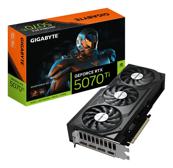 Gigabyte WINDFORCE OC V2 - Grafikkort - GeForce RTX 5070 Ti - 16 GB GDDR7
