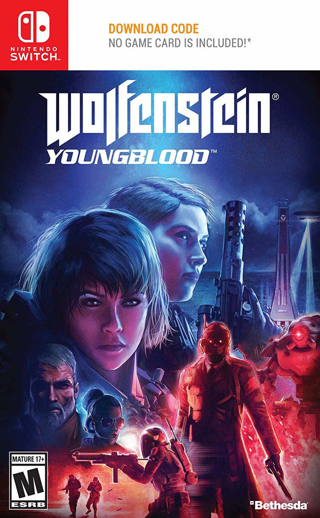 Wolfenstein: Youngblood (Code in Box) (US Region Locked) – Nintendo Switch-emballage
