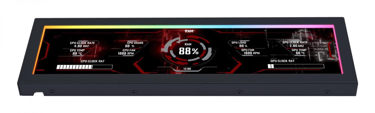 Lian Li 8.8" Universal Screen, Black Lian Li