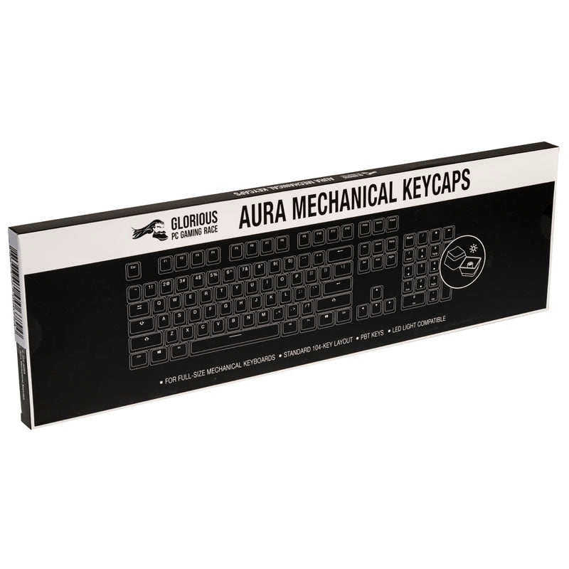 Glorious Aura Pudding Keycaps - 105 Caps, ANSI, US Layout