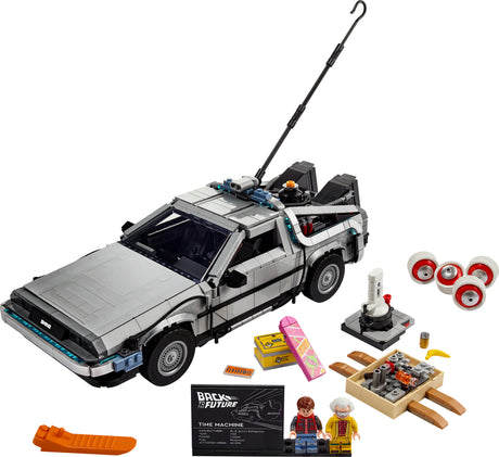 LEGO 10300 Icons Back to the Future Time Machine Construction Toy LEGO