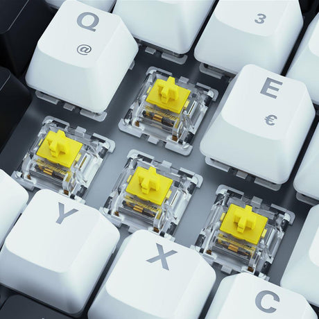 Sharkoon SKILLER SGK50 S3 (white, DE layout, Gateron Yellow) Sharkoon