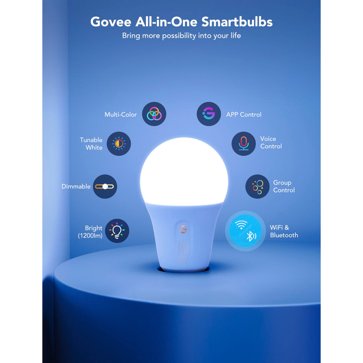 Govee Smart Wifi &amp; BLE-lampa
