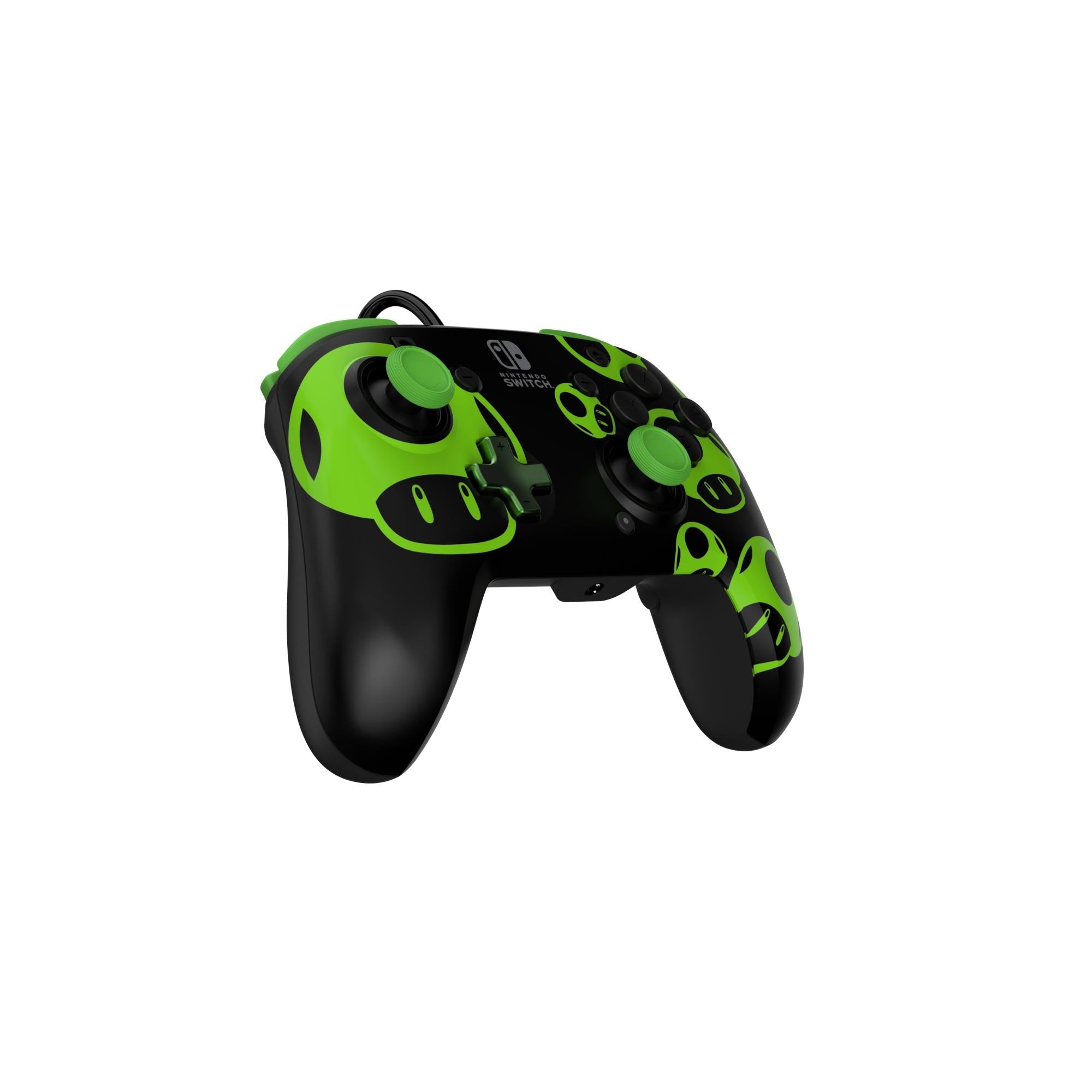 PDP Rematch Wired Controller - 1Up Glow In The Dark